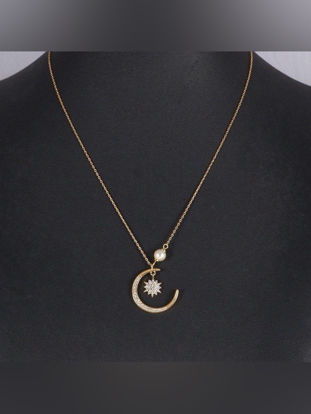 Kate Spade Stargaze Crescent Moon Pendant Necklace